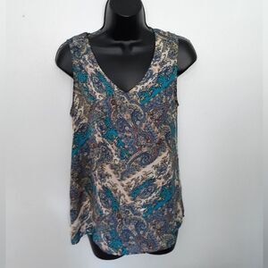 NY Collection paisley blouse